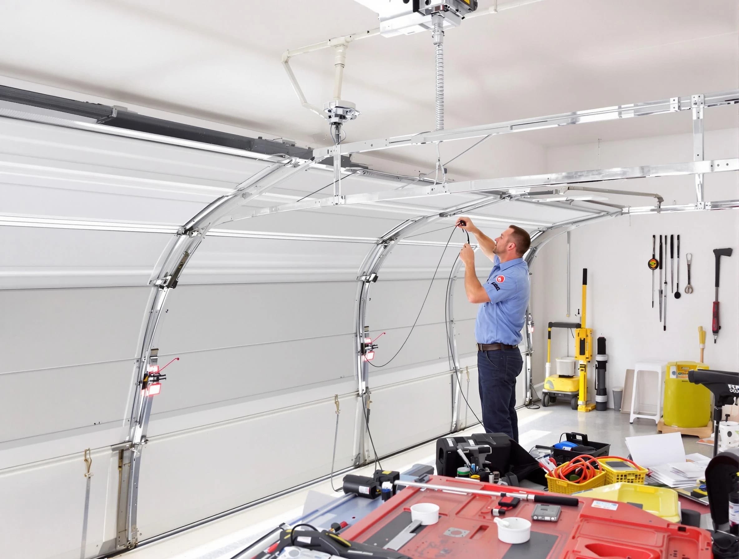 Garage door cable repair service by Newburyport Garage Door Repair in Newburyport
